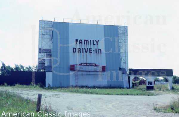 Family Drive-In Theatre - From American Classic Images (newer photo)